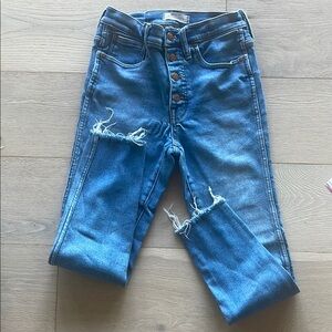 Madewell Blue Ankle Cropped Jeans